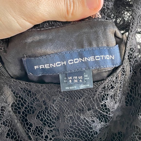 French Connection floral and lace sheath dress - Picture 3 of 6